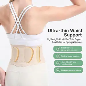 Unisex Waist Back Support Belt, Relieves Lower Back Pain, Lumbar Support Strap, Men's Waist Back Belt, Reduces Sciatica Pain