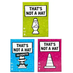 11 Cards Per Box That's Not a Hat Game, Fun Party Card Game for 3-8 Players, Memory Management Board Game for Festive Gatherings, Family Game, Tabletop Games