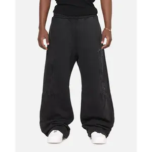 Saint Morta Crested Wing Sweatpants Washed Black