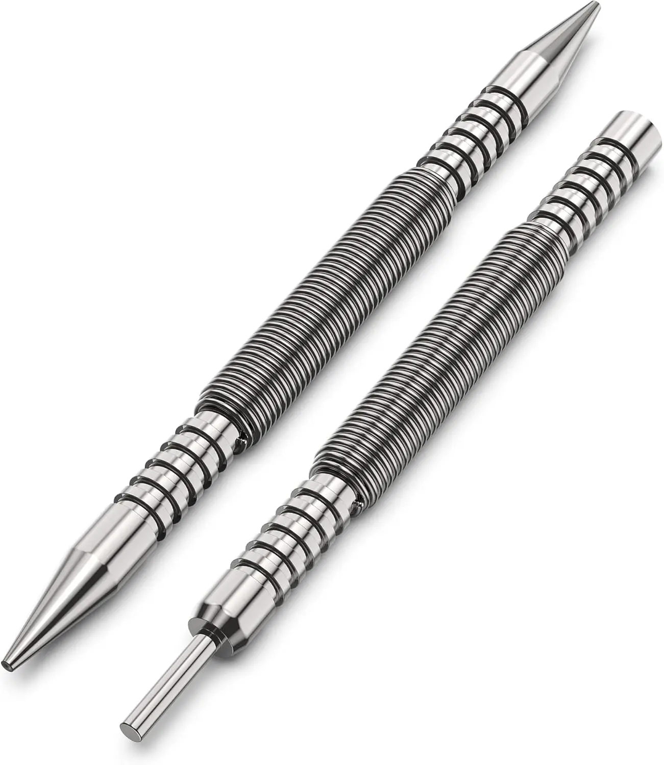 Spring Loaded  Set Tools,2-PCS Dual   Setter and Hinge Pin Punch Set, Hammerless 1/16& 3/32Spring  Set, Super  Force Door Pin
