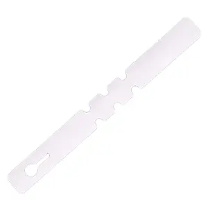 200 Pcs Plastic Plant Tree Tags Garden Plant Labels Plant Hanging Tags Wrap Around Nursery Garden Labels, White