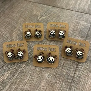 Wendigo Earrings – Cryptid Cutie Series