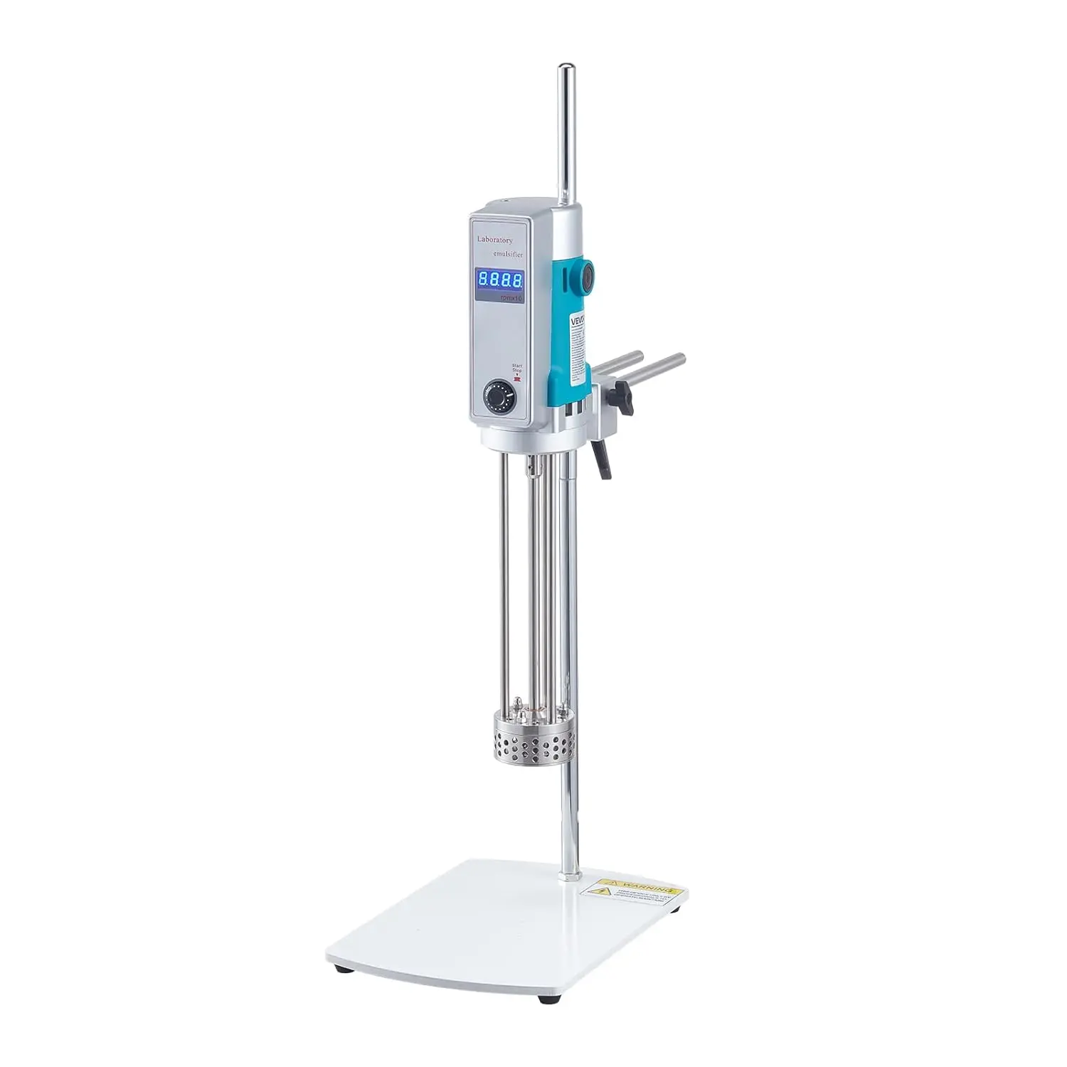 Spring new arrivals Homogenizer, 500 W Laboratory High Speed Dispersing Homogenizer, 200-11000 RPM High Shear Lab Mixer Emulsification Machine, Digital Display Blender, Stainless Steel, for Cosmetics/Food Industry