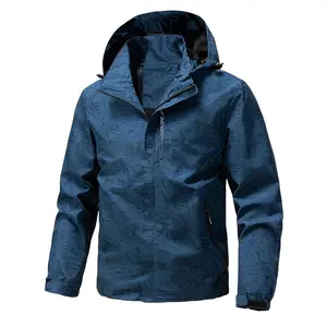 Lightweight Softshell Jacket for Men, Featuring Multiple Pockets And a Hood. This Casual Long-Sleeve Coat Is Perfect for All Seasons, Ideal for Hiking And Camping, with a Sleek Design And Durable Zipper Closure