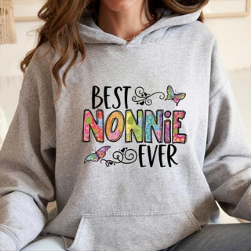 6 Piece DIY Iron-On Transfer Stickers, Latest Gigi Ever Butterfly Word Style, Heat Transfer Vinyl for T-Shirts, Jackets, Jeans, Hoodies