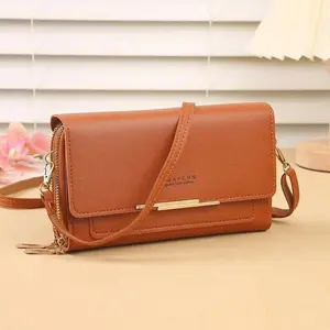 Women’s Luxury Crossbody Clutch Bag - Medium-Length Multifunctional Shoulder Bag with Coin Pouch, Korean Style for Everyday Carry, Travel