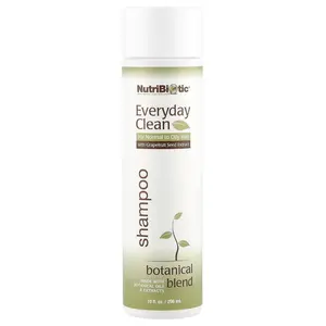 NutriBiotic Everyday Clean Shampoo, Botanical Blend with Grapefruit Seed Extracts, 10 fl oz (296 ml)