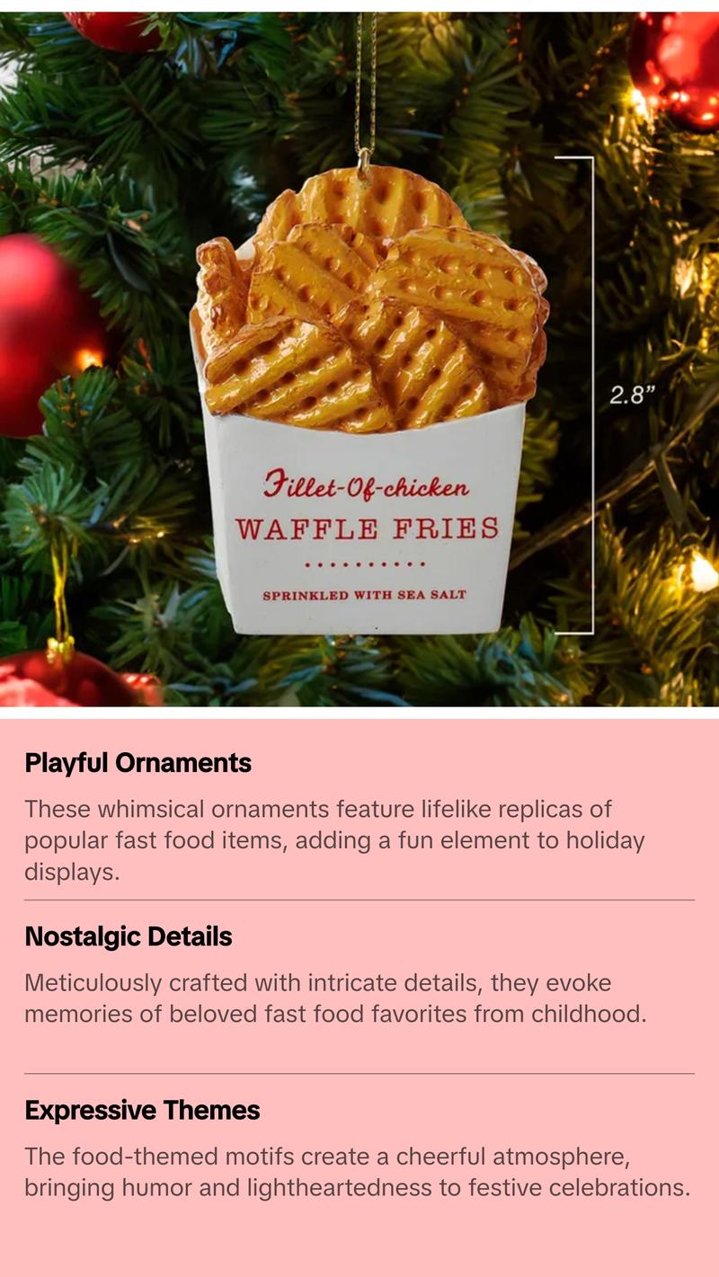 Fast Food Ornament