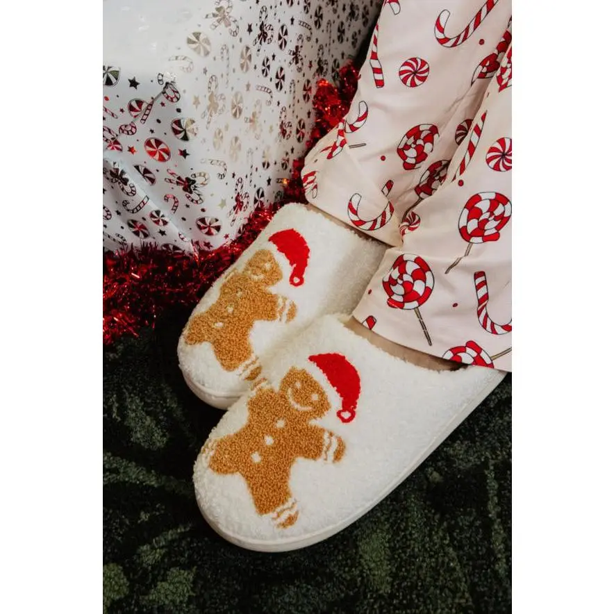 Gingerbread Man   House Slippers