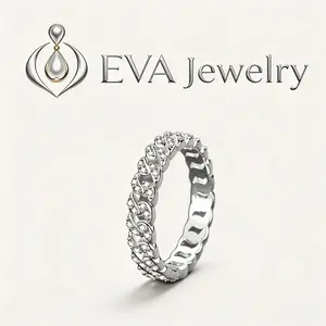 [EVA Jewelry] 925 Sterling Silver Synthetic Moissanite Ring