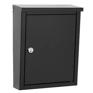 Architectural Mailboxes  Chelsea Wall-Mount Locking Mailbox - Black
