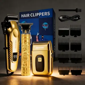 Professional Grade Men's Electric Shaver – High-Capacity Battery for Up to 90 Minutes of Cordless Use, Ultra-Fast USB-C Charging, Precision T-Blade for Sharp Lines & Effortless Trimming, All-in-One Grooming Kit – The Ultimate Gift for Every Occasion