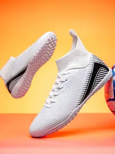 Professional Men's TF Soccer Shoes, Anti-Slip Wear-Resistant Outdoor Sports Training Boots, Comfortable Breathable Artificial Grass Cleats