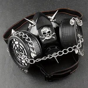 SteamPunk Chain Spike Vintage Cosplay Masuqes Gas Mask Respirator M2
