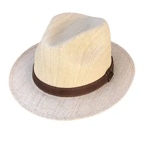 Duna - Beige Woodgrain Look Fedora