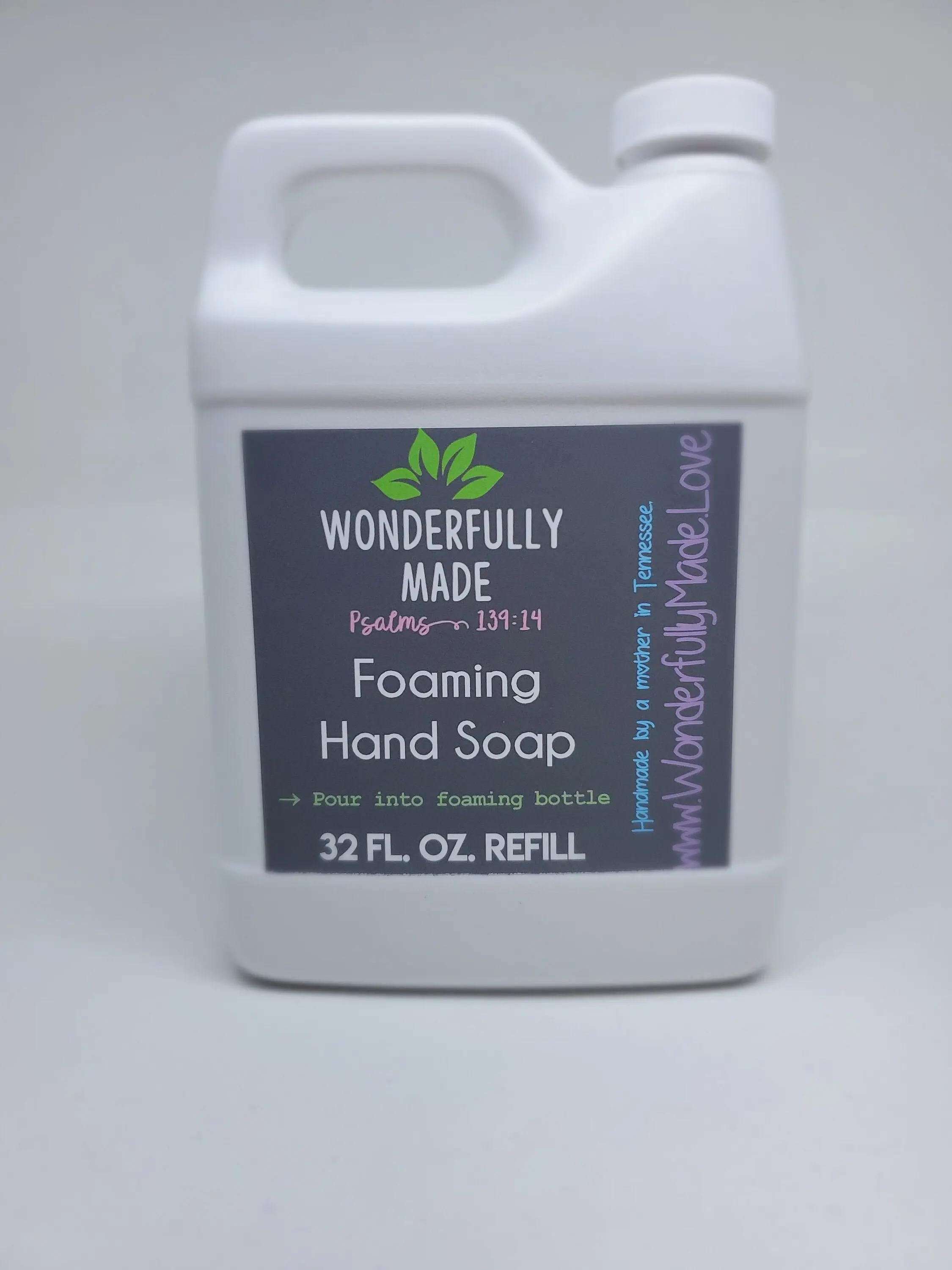 Refill 32 fl. oz. Foaming Hand Soap | Organic Soap Bulk Refill | Cleansing Essential Oil Soap