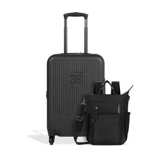 Sherpani 2 piece set Soleil Anti Theft Convertible Backpack & Meridian 22 Inch Carry On Luggage