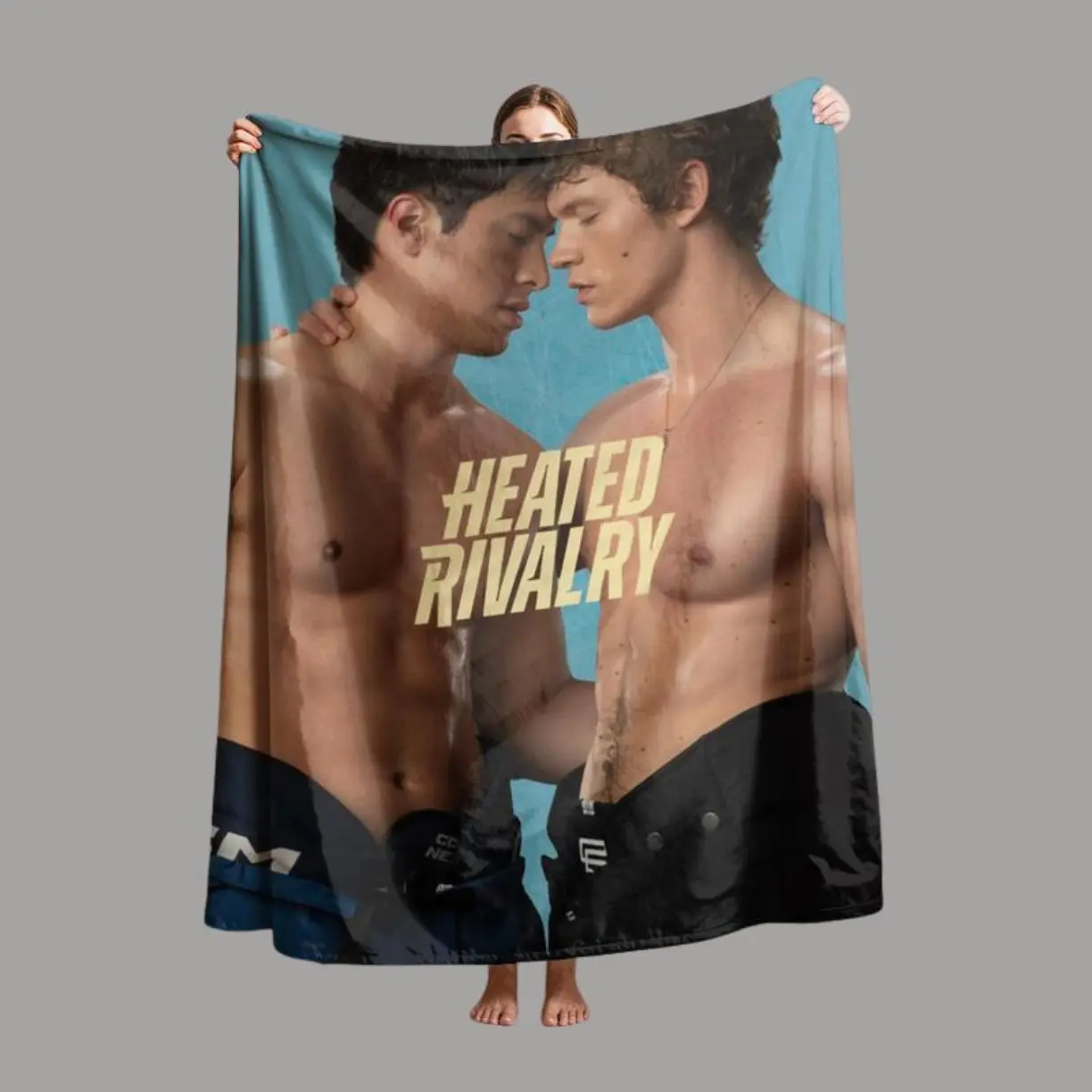 Heated Rivalry flannel Blanket, Hudson Williams & Connor Storrie  Warm and soft flannel blanket Bed sheet and bedspread