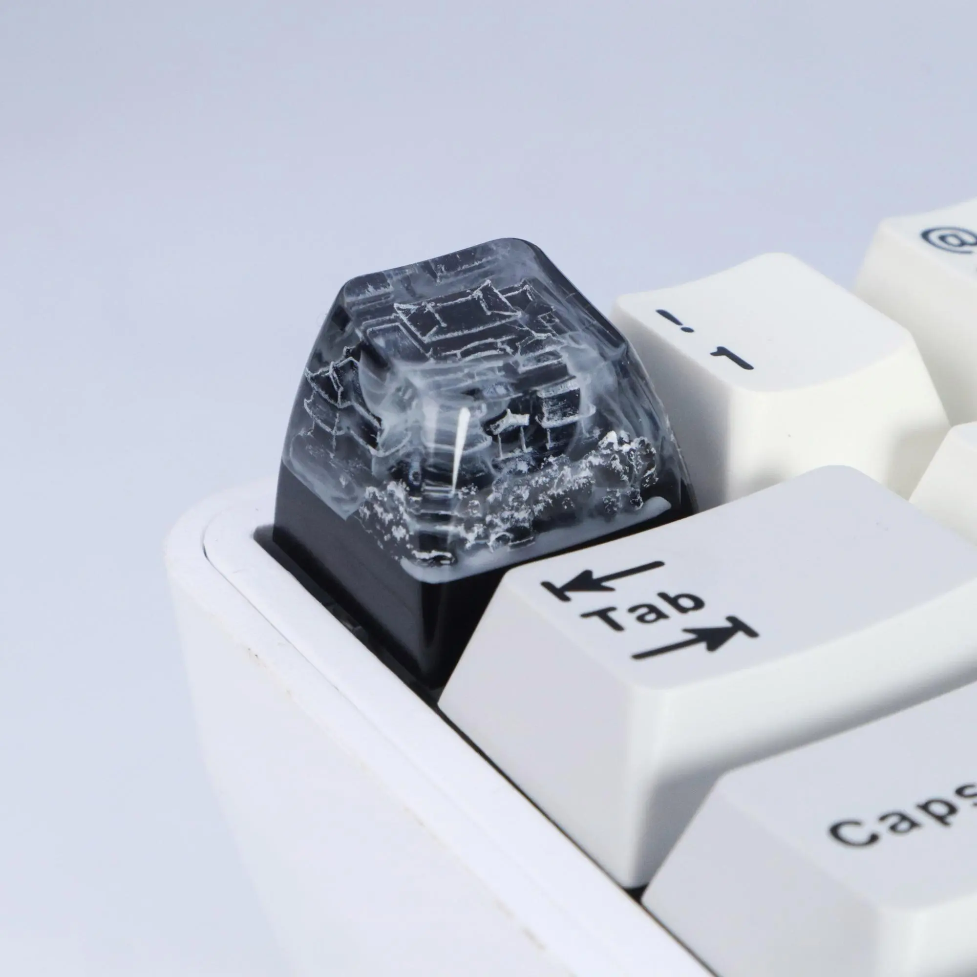 Creative Natural Landscape Pattern Keycap, 1 Count Mechanical Keycap for Gaming, Suitable for Most Keyboards