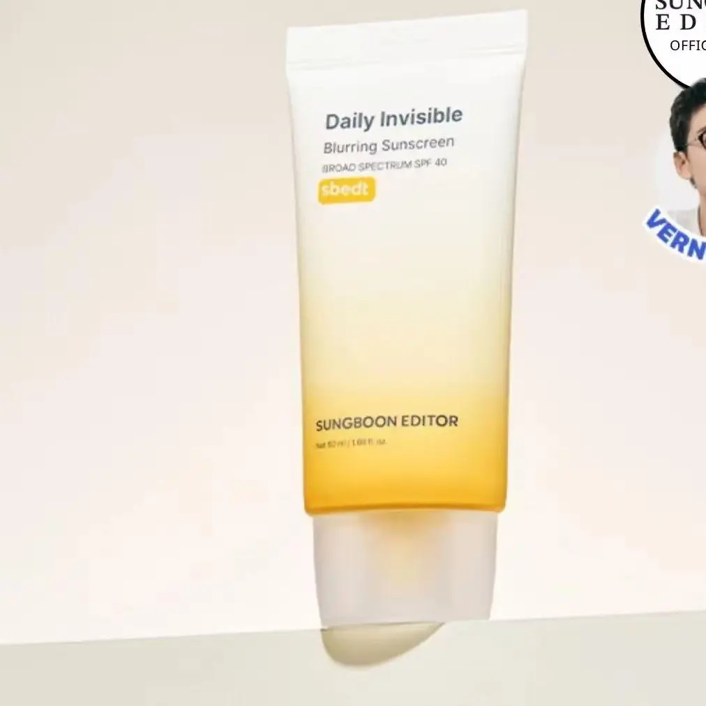 [Sungboon] No Cast Blur-Filter Sunscreen SPF40 | Broad Spectrum Face Sunscreen | Lightweight, Non-Sticky, No White Cast| Sunscreen for Daily Use, Korean Sunscreen, Watery and Creamy Texture, Sunscreen for Sensitive Skin