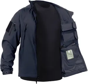 Midnight Navy Blue - Concealed Carry Soft Shell Jacket