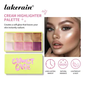 All in One Face Palette Blush Bronzer Highlighter Matte Finish Cream to Powder Blendable Formula Lightweight No Caking Custom Mix Shades for Lip Cheek Eye Contour Beginner Friendly