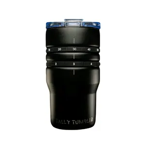 Tally Tumbler 4-in-1 Can Cooler & Scorekeeper 14oz Portable Party Drinkware with Customizable Tally Markers