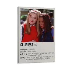 Clueless Poster (22) Canvas Poster Bedroom Decor Sports Landscape Office Room Decor Gift Frames Ornaments Wall Decoration Artistic Photo