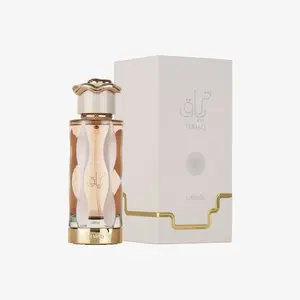 Lattafa Teriaq Unisex Eau de Parfum Spray 3.4 Ounce Citrus Fragrance with Pink Pepper & Vanilla Notes