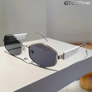 Women New Irregular Shape Frame Fashion Glasses, Trendy Multicolor Stylish Unique Eyewear for Daily Casual Wear #summervibes