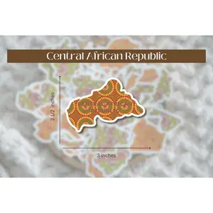 Central African Republic Sticker (Central African Stickers)