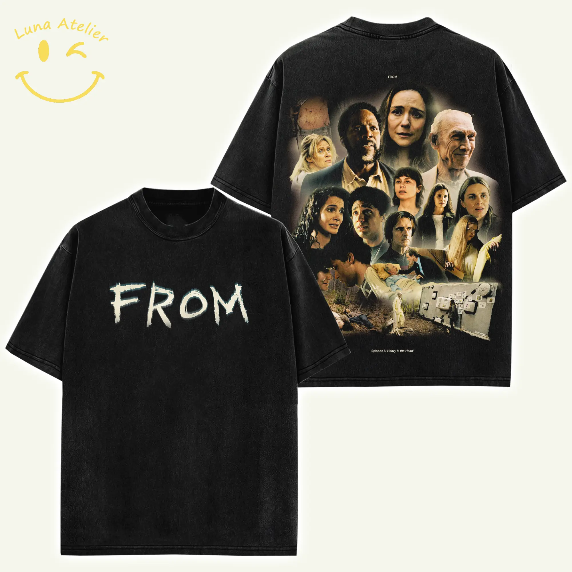 From Shirt Ep7 heavy is the head Mystery TV Series Graphic High-Quality Unisex Cotton Shirt Fiction Horror Movie Aesthetic T-shirt TV Series Tee Vintage T-Shirt Mystery Movie Graphic Fan T-Shirt