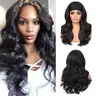 Lush Haute Wear and Go Body Wave Headband Wig Synthetic Wavy Wig for Women Glueless Wig with Headband Attached Heat Friendly 22 inch