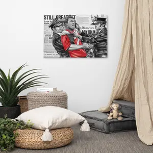 Muhammad Ali The Greatest Canvas Art Print