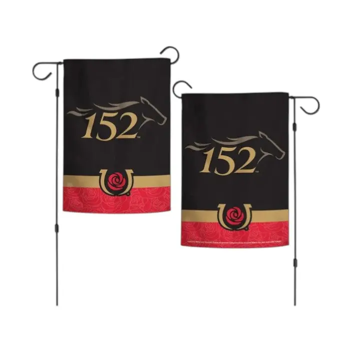 Official 152nd Kentucky Derby Double-Sided Garden Flag | Outdoor Race Day Decor