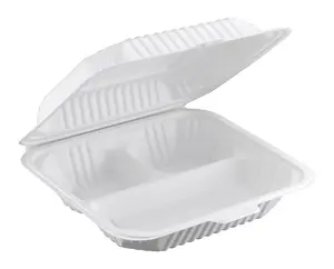9" x 8.2" MFPP Container, 3-compartment, 150pc