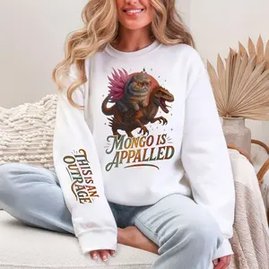 This Is An Outrage Sweatshirt, Fantasy Dungeon Sweatshirt, Princess Donut And Mongo, Dungeon Crawler Carl Shirt, Unisex Sweater Pullover Tee