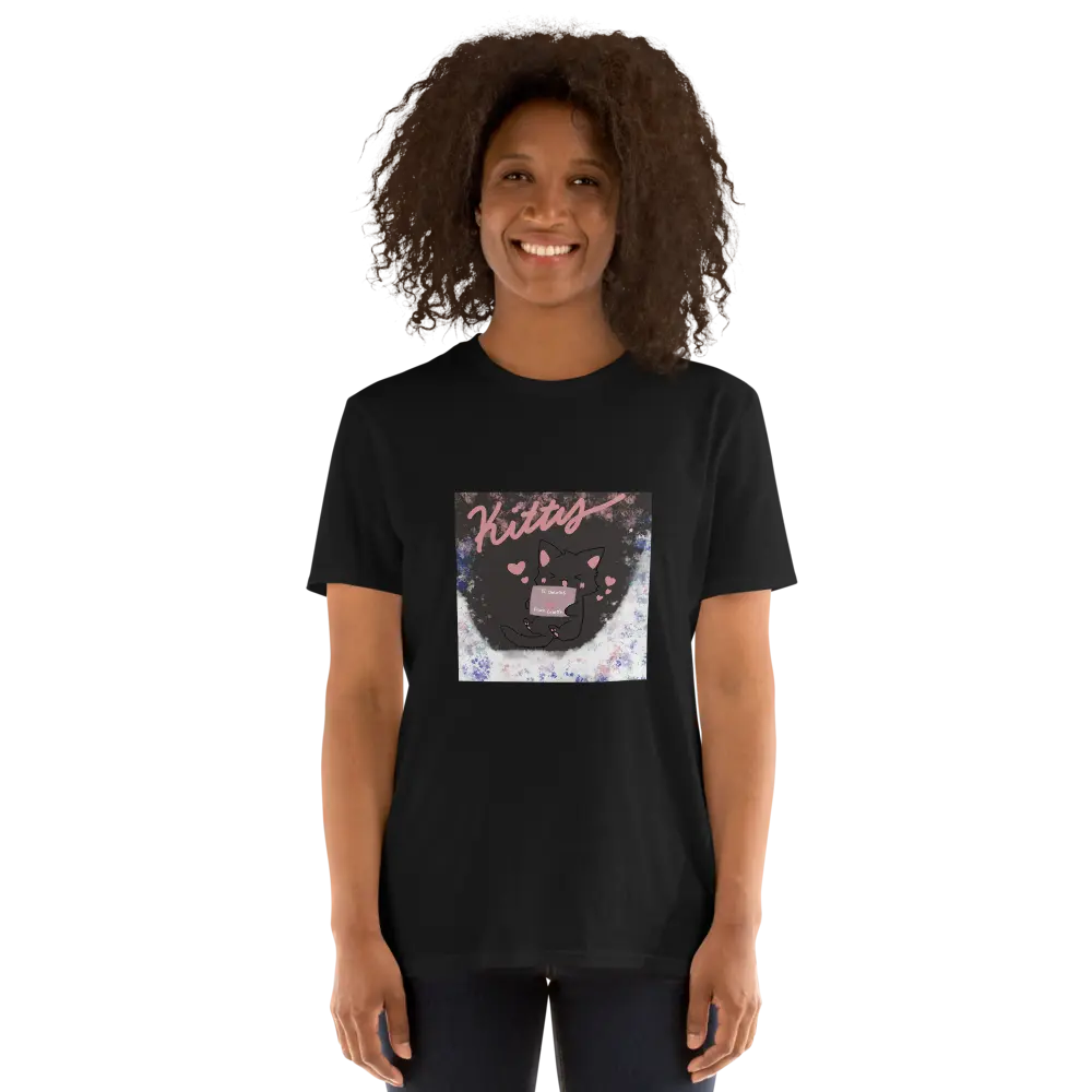 Caseoh Kitty Custom Short-Sleeve Unisex T-Shirt