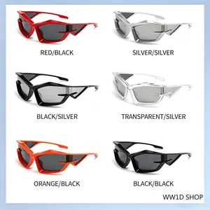 Futuristic Y2K Sunglasses, Modern Oversized Tech-Style Design, Unisex Statement Eyewear For Streetwear & Summer Vibes