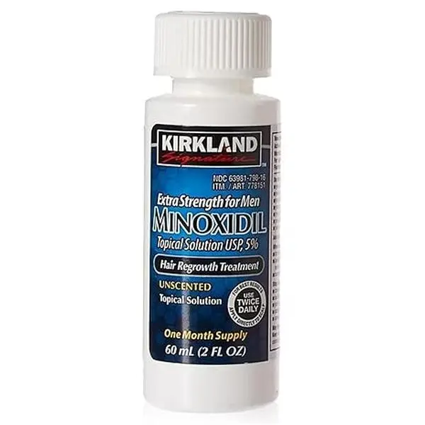Minoxidil for Men 5% Extra Strength Hair Regrowth for Men ,1 Month Supply