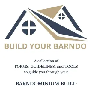 Build Your Barndo Resource Guide, a collection of forms, guidelines, & tools to plan, budget, & build your barndominium home.  Act as your own general contractor with confidence.