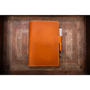 LEUCHTTURM1917 A5 Leather Notebook Cover Set - Cognac Minerva (LIMITED EDITION)