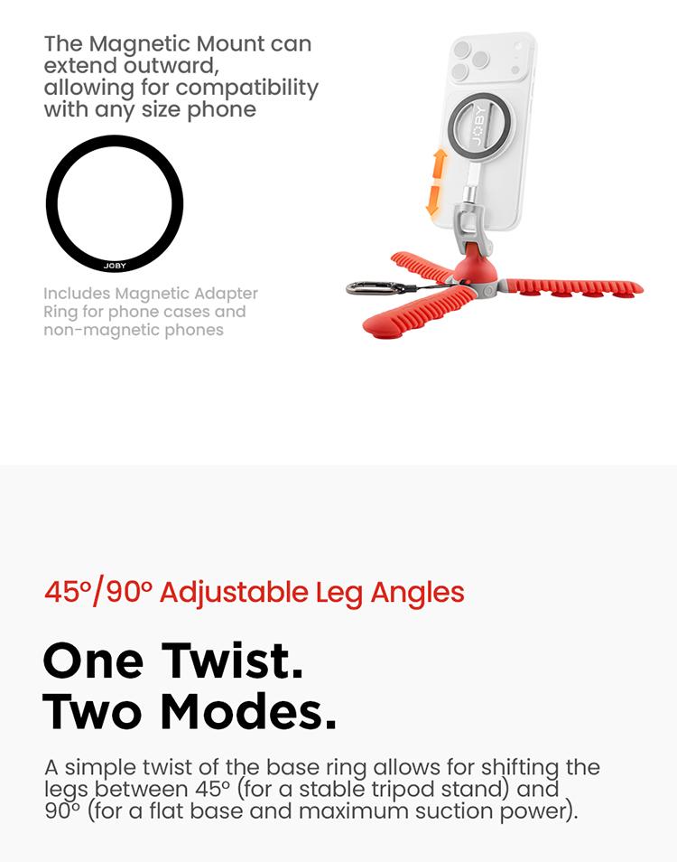 JOBY   PodZilla   Octo   Suction   Tripod