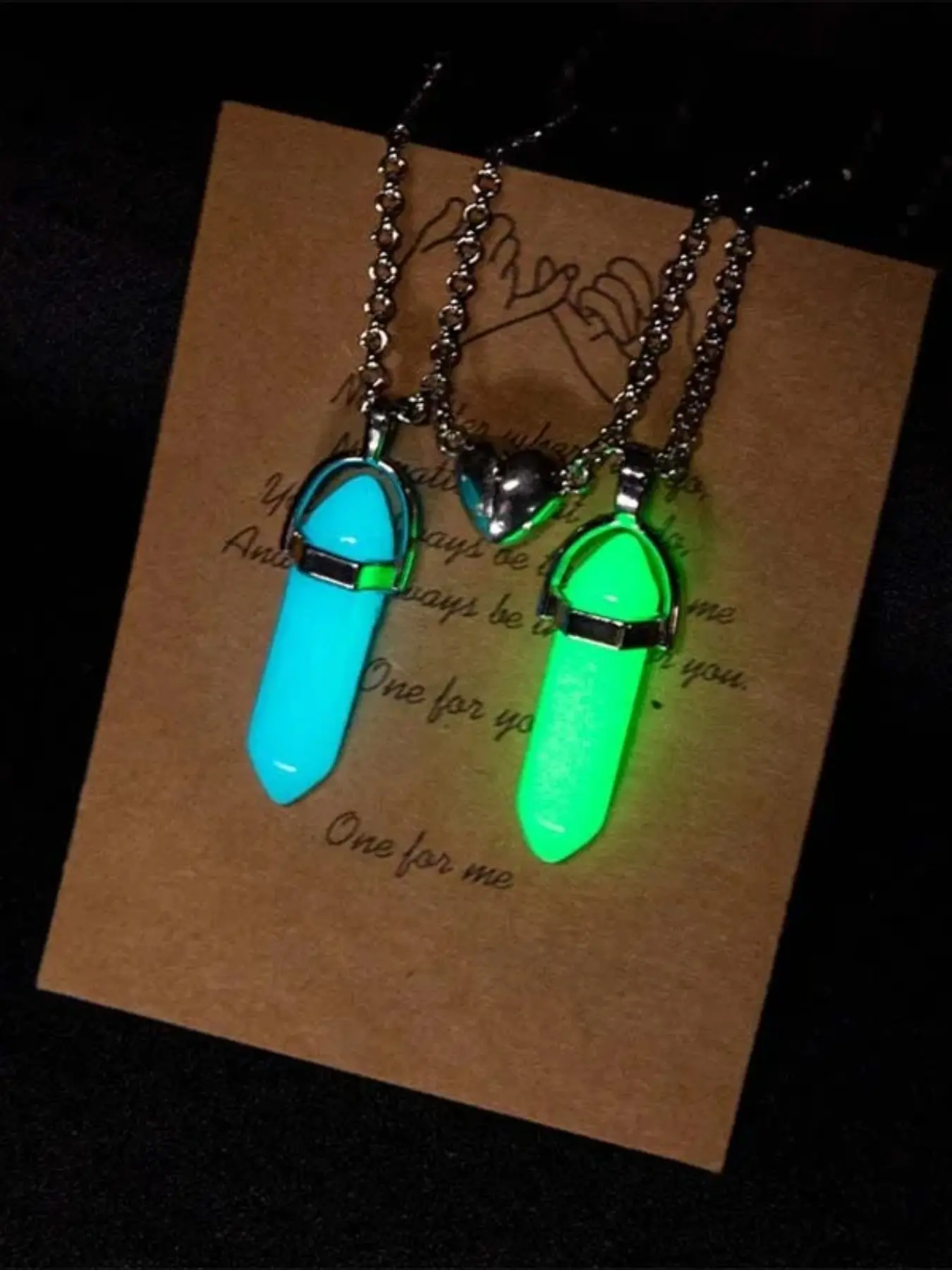 1Pcs Natural Luminous Stone Quartz Crystal Opal Agates Hexagonal Column Pendulum Leather Chains Necklaces Fashion Accessory Necklace Fashion Charms Pendant Fashion Pendants Pendant Design