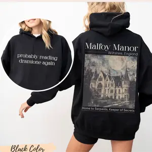 Probably Reading Dramione Again TShirt/Sweatshirt/Hoodie, Dramione Fanfiction Merch, Dracotok Aesthetic, Malfoy Manor Vibes, Wizarding World Fandom, Bookish Outfit for Fans, Dark Romance Apparel, Fanfic Reader Gift Idea