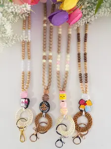 Boho Beaded Lanyard: Teacher Lanyard, Cute Lanyard for Teachers, Gift for Teacher,Teacher Appreciation Gift Idea