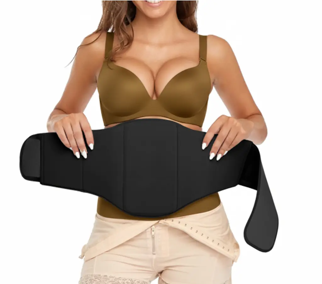 360 Lipo Foam Ab Board Post Surgery Liposuction Abdominal Compression Boards Flattening Belly Lumbar Lipo Recovery Breathable Fabric Soft Shapewear Wrap with Supplier Warranty