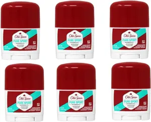Men’s Travel Deodorant 6-Pack (0.5 oz Each) – Long-Lasting Freshness, Gym & Travel Essential