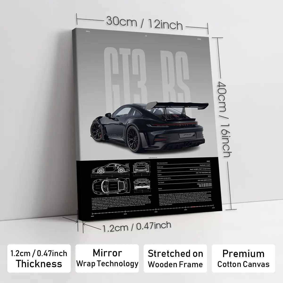 12X16inch(Framed)-H1