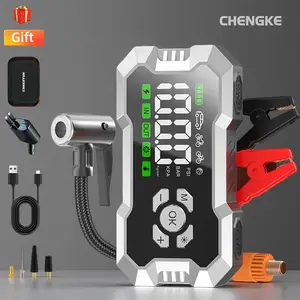 12000mAh Portable Jump Starter with Air Compressor, 150PSI, 12V Car Battery Jump Box, 8L Gas & 6.5L Diesel Engines, Wireless, Safe Clamps for Easy Use car   jump box kit  jumpstart emergency  starter